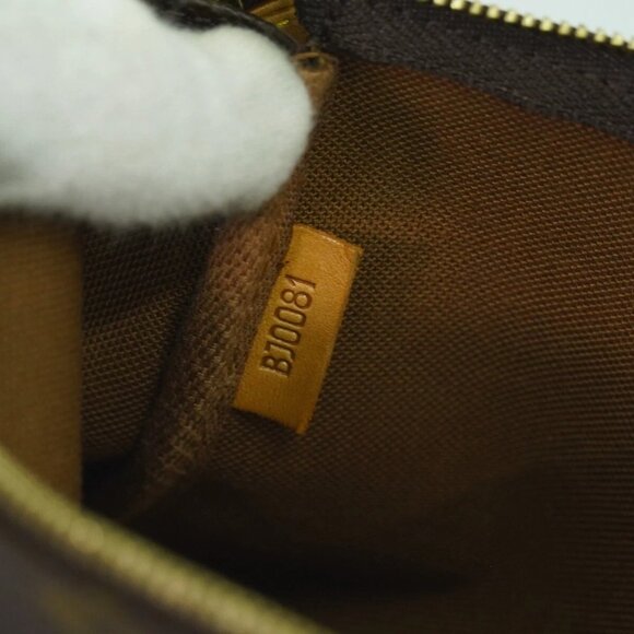 Louis Vuitton Pochette Accessoires M51980 Monogram Canvas Handbag Brown - Picture 8 of 10